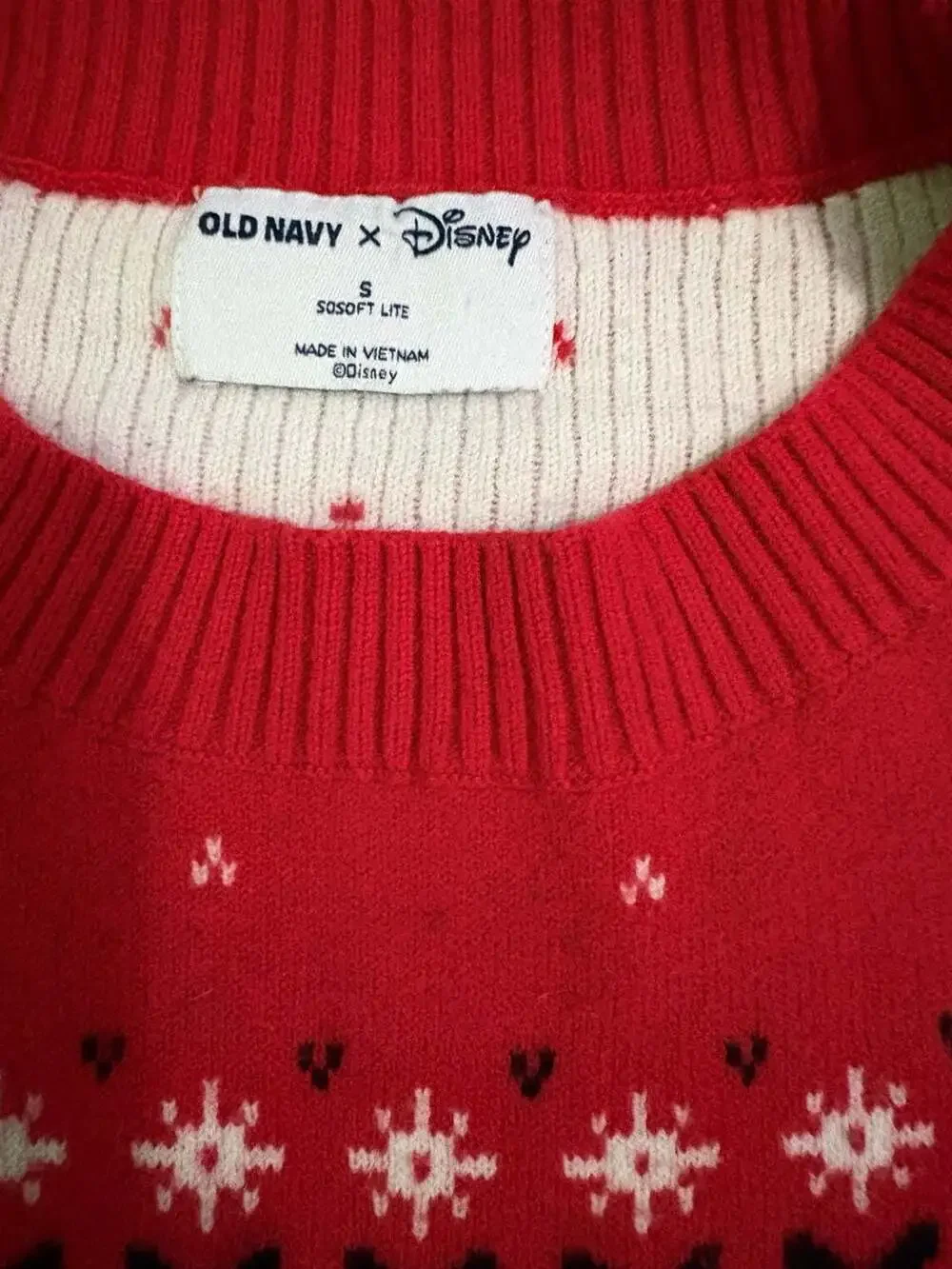 Old Navy x Disney Mickey Mouse Christmas Sweater